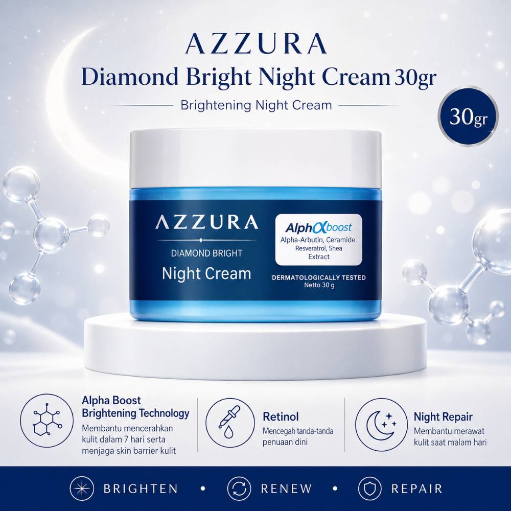 AZZURA Diamond Bright Night Cream 30gr